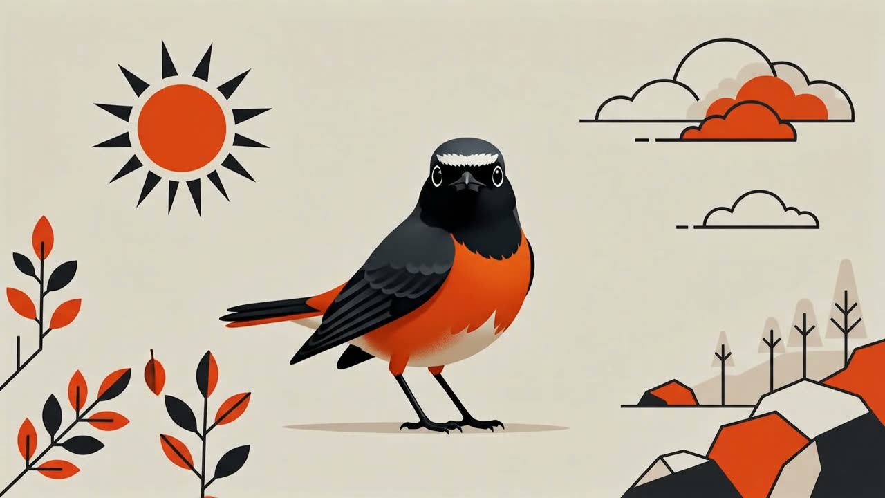 A redstart, the bird Redstart is named for